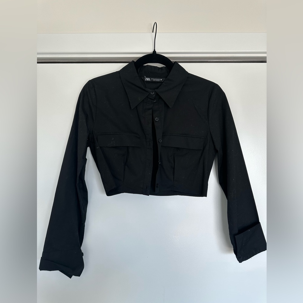 Zara cropped long sleeve